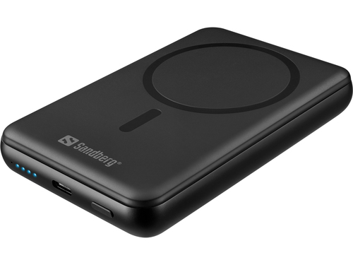 Sandberg 421-51 powerbank Half-solid-state 10000 mAh Draadloos opladen Zwart