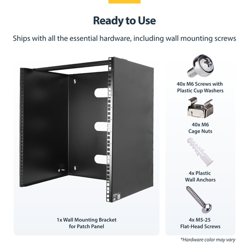 StarTech.com 10U Wall Mount Network Rack – image 8