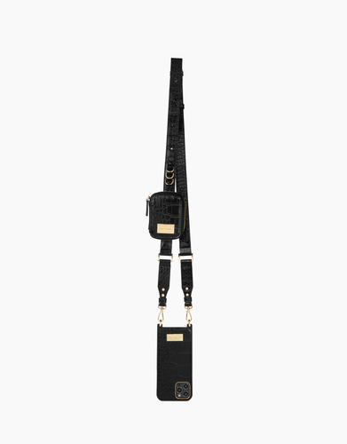 iDeal of Sweden Atelier Neckl iPhone 13P Black Croco – image 3