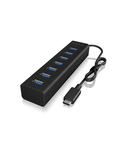 ICY BOX IB-HUB1700-C3 usb-hub, afbeelding 2