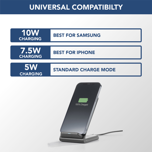 Cellularline Easy Stand wireless charger - Apple, Samsung and other Wireless Smartphones – image 3