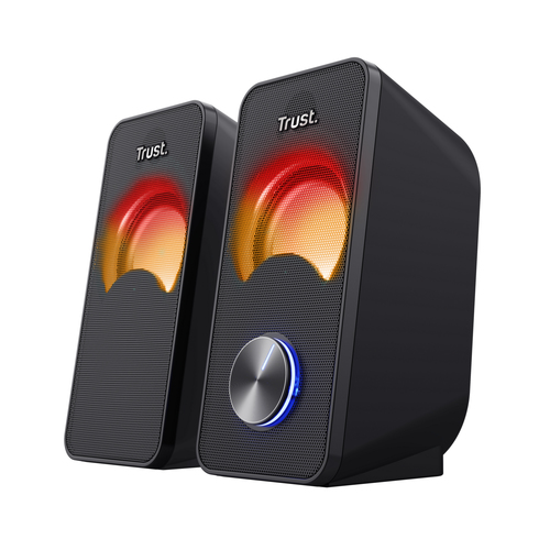Trust Arys Compact RGB LED 2.0 speaker set PC speaker Zwart, afbeelding 2