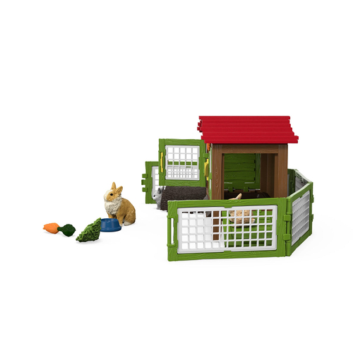 Schleich Farm World - Konijnenhok speelfiguur, afbeelding 5