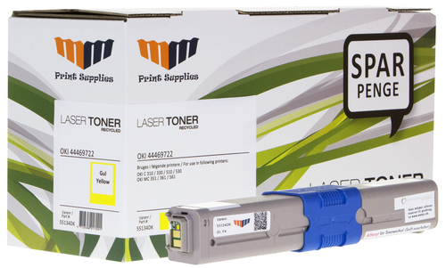 MM Yellow Laser Toner - OKI 44469722 - For OKI C 3x0 / 5x0 / MC 351 / 361 / 561 – image 1