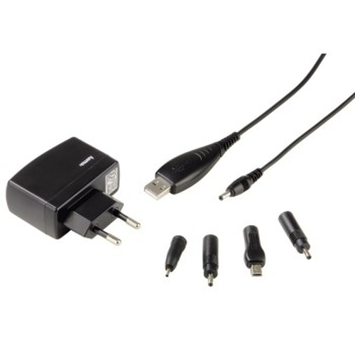 Hama "1A" Travel Charger Kit, with 6 connection possibilities
