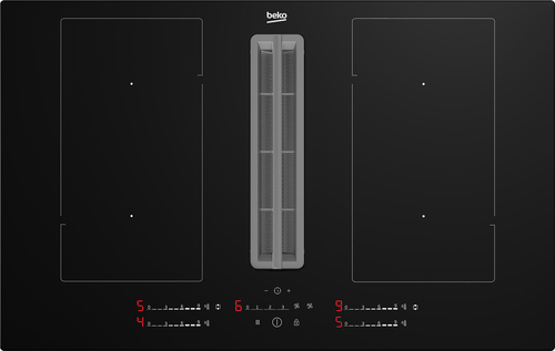 Beko HIXI84700UP 82 cm Vented Electric Induction Hob - Black - image 1