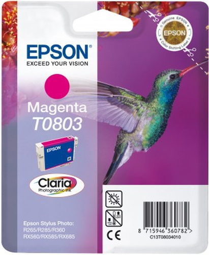 Epson T0803 ink cartridge Original Magenta