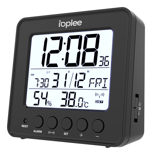 IOPLEE SIC5056K digital weather station Black LCD Battery – image 3