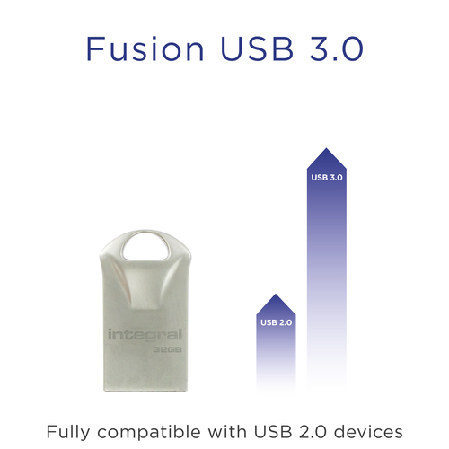 Integral 32GB USB3.0 DRIVE FUSION METAL UP TO R-70 W-20 MBS – image 3