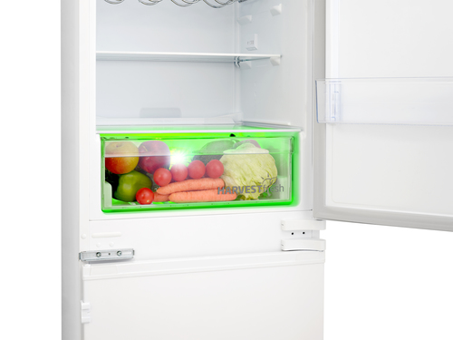 Beko Pro HarvestFresh BCFD4V50 Integrated 50/50 Fridge Freezer - Sliding Hinge, White - image 5