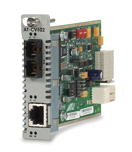Allied Telesis 100TX, 100FX (SC) Media Converter Line Card