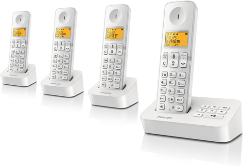 Philips Cordless phone with answering machine D2154W/FR