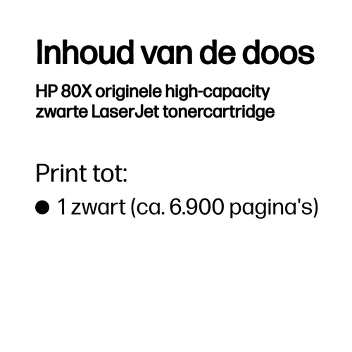 HP 80X  CF280X - High Capacity - Black Toner - Tonerpatrone Schwarz – Foto 3 von 10