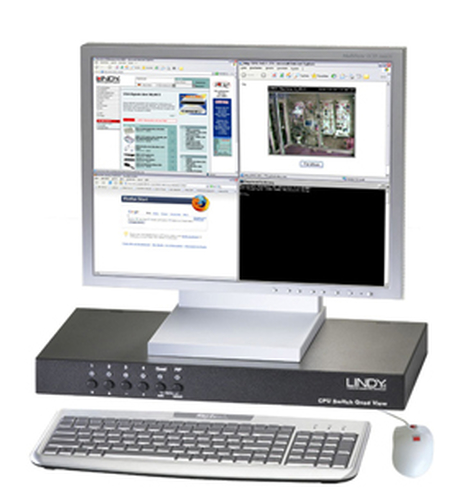 Lindy KVM Switch - CPU Switch Quad View