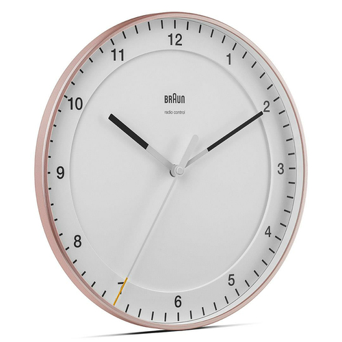 Braun BC17PW-DCF reloj de mesa o pared Reloj analógico Alrededor Rosa