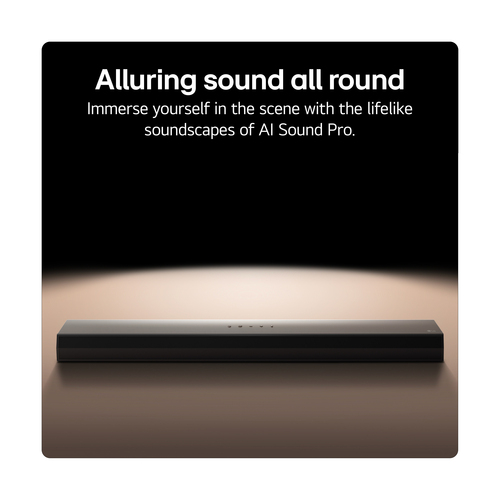LG US60T 3.1Ch Bluetooth Soundbar with Wireless Subwoofer - image 5