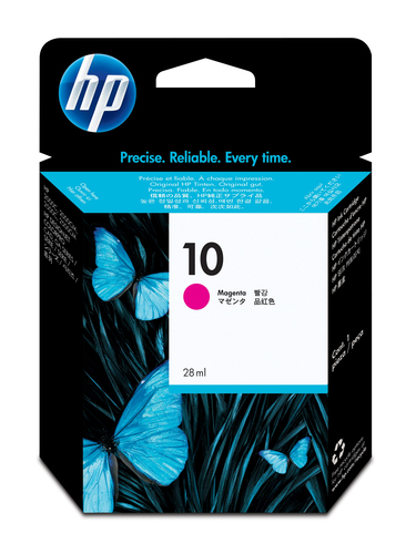 HP Cartucho de tinta magenta HP 10