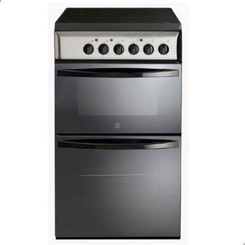 Indesit KD3C1MG cooker Freestanding cooker Electric Gas Stainless steel
