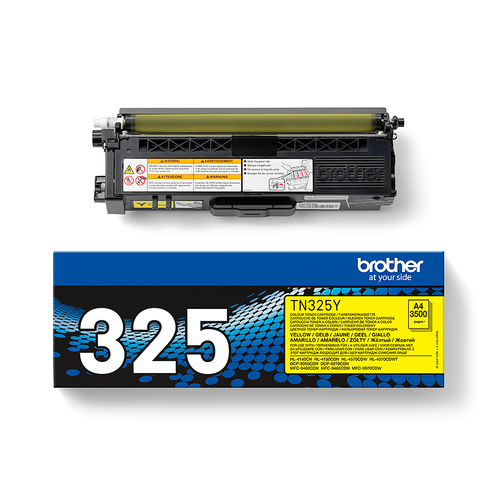 Original Brother TN325Y Yellow Toner Cartridge - image 4