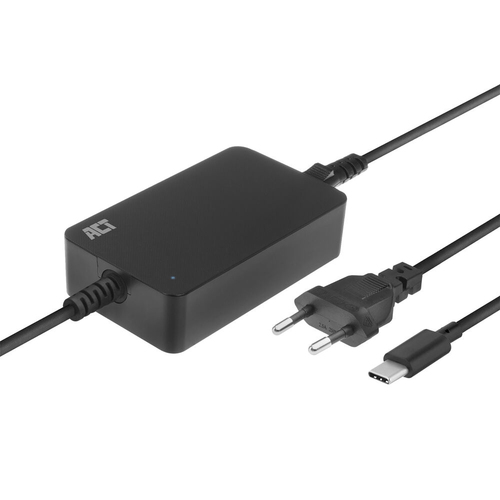 ACT USB-C laptop charger with Power Delivery profiles