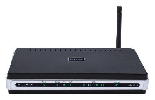 D-Link DSL-2640B wireless router Fast Ethernet Black