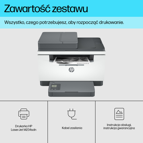 Drukarka wielofunkcyjna laserowa HP LaserJet M234sdn USB LAN