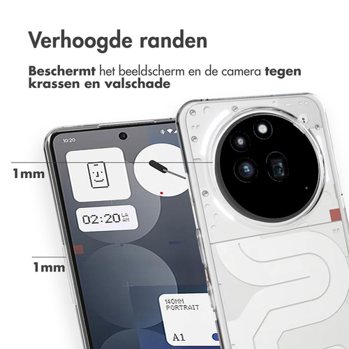 <p>De Accezz Clear Backcover is een perfect hoesje om het design van jouw smartphone niet te verbergen, maar wel te beschermen. Dit ultra transparante, afbeelding 3