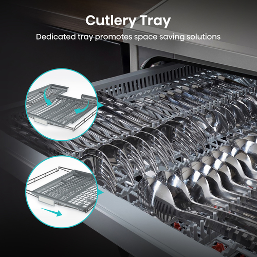 Hisense HS643D60XUK dishwasher Freestanding 16 place settings – image 6