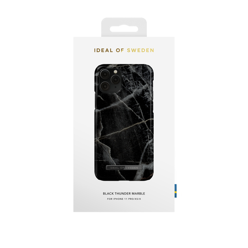 iDeal of Sweden Printed Case iPhone 11P/XS/X Black Thnd Mrb