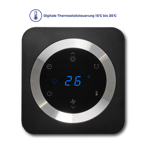 Clean Air Optima CA-904B Hot & Cool Ventilatorkachel Zwart, afbeelding 4
