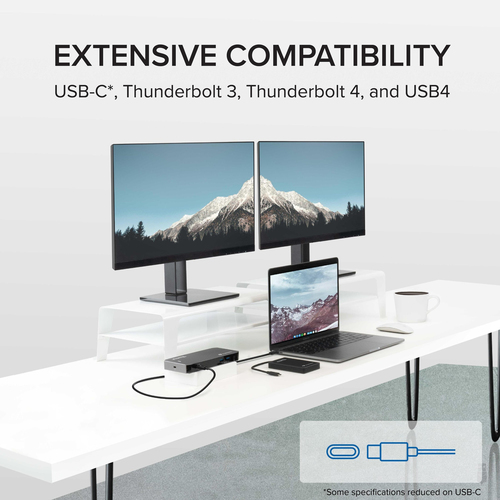 Plugable Technologies TBT3-UDC3 laptop dock/port replicator Docking Thunderbolt 3 Black – image 4