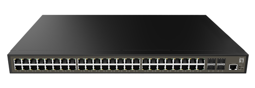 LevelOne GEL-5271 сетевой коммутатор Управляемый L2+ Gigabit Ethernet (10/100/1000) 1U Черный