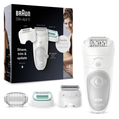 Braun Silk-épil 5 81770430 epilator 28 tweezers White – image 2