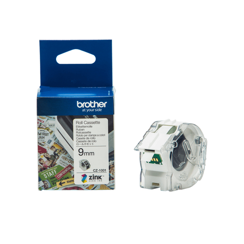 Brother - Continuous Label Roll 9mm x 5m - CZ1001 - image 1