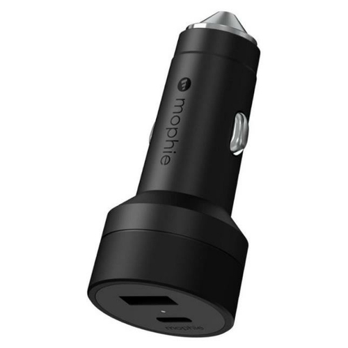 mophie 409911762 зарядное устройство для мобильных устройств Универсальная Черный Прикуриватель Авто