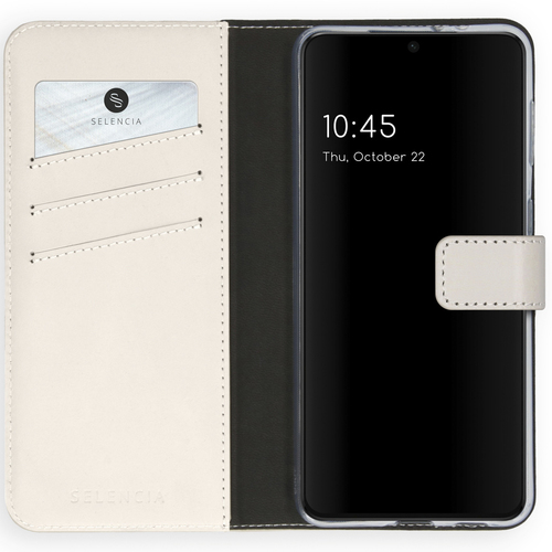 Selencia G99643489707 чехол для мобильного телефона 17 cm (6.7") чехол-бумажник Светло-серый