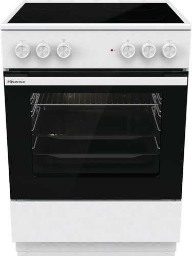 Hisense The HCC8613WG ceramic cooker is designed for smaller kitchens with its