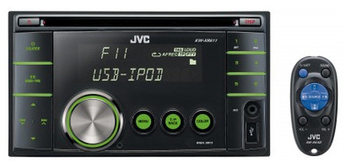 JVC KW-XR611 car media receiver Black