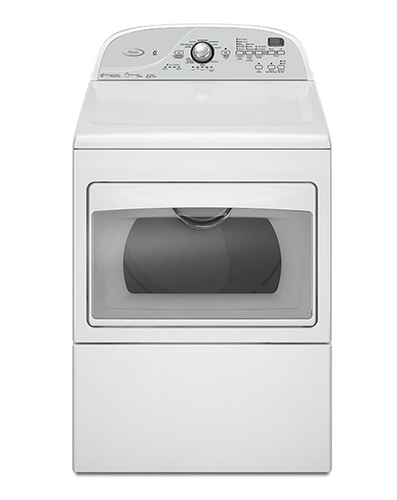 Whirlpool 7MWGD5700YW washer dryer Freestanding Front-load Silver, White