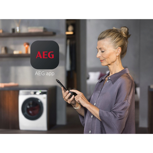 AEG LFSR9514L6U lavadora Carga frontal 10 kg 1351 RPM Negro, Blanco