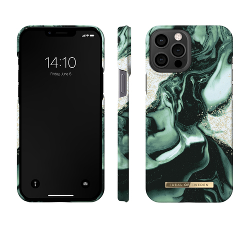 iDeal of Sweden Printed Case iPhone 12PM/13PM Golden Olive Mar – image 3