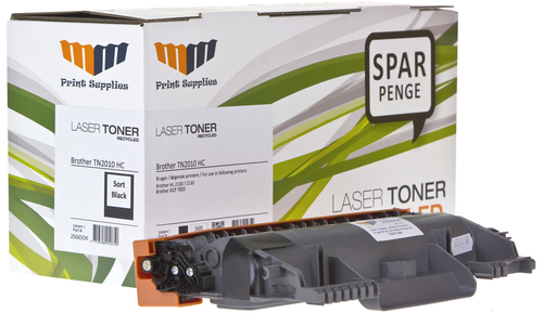 MM Black Laser Toner - Brother TN2010 - For Brother DCP / HL – image 1