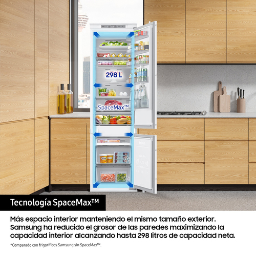 Samsung Frigorífico Combi Integrable 193.5cm 298L Clase D Blanco BRB80F30ADS0EF