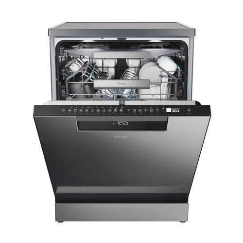 Haier I Pro Shine 5 XF6B0M3PDA Full-size WiFi-enabled Dishwasher - Graphite, Black - image 3