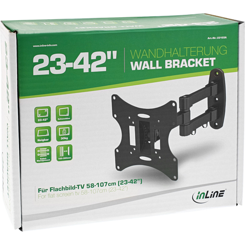 InLine 23103A flat panel muur steun, afbeelding 3