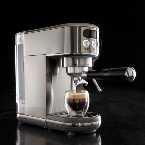 Daewoo Digital Display 20 Bar Espresso Machine FIlter Coffee Maker Pro Milk Frother in Silver - Silver - Size: One Size - image 2