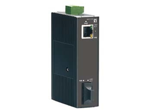 LevelOne 10/100 Industrial Media Converter, SC MM 2KM -10 ~ 60C