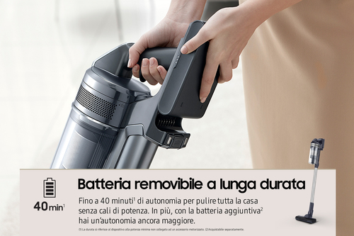 Samsung VS15A6032R5 2-in-1 stick vacuum Battery Dry Bagless Black, Silver 2000 Ah – image 6