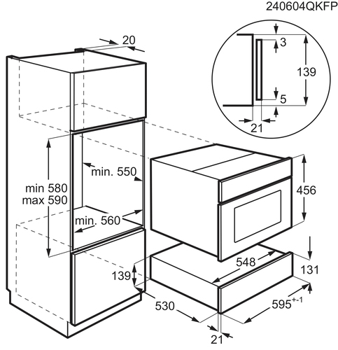 AEG KDK911424T warming drawer 6 place settings – image 6