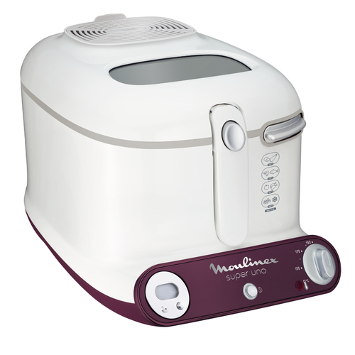 Moulinex AM3031 Single Stand-alone Deep fryer White, Purple